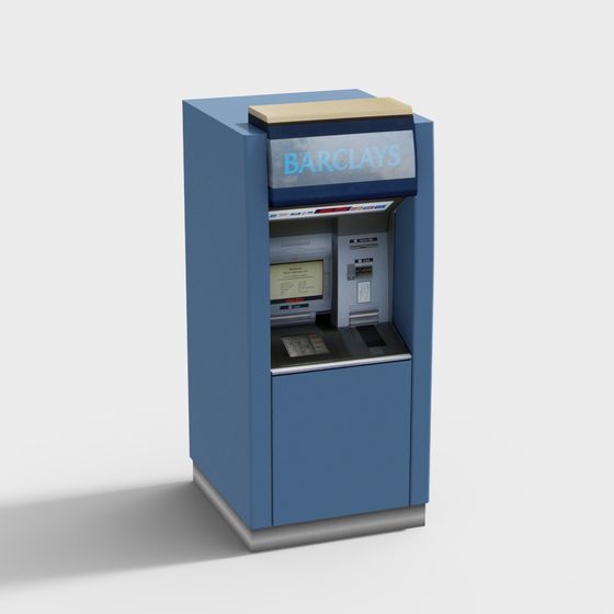 Barclays ATM 3D model