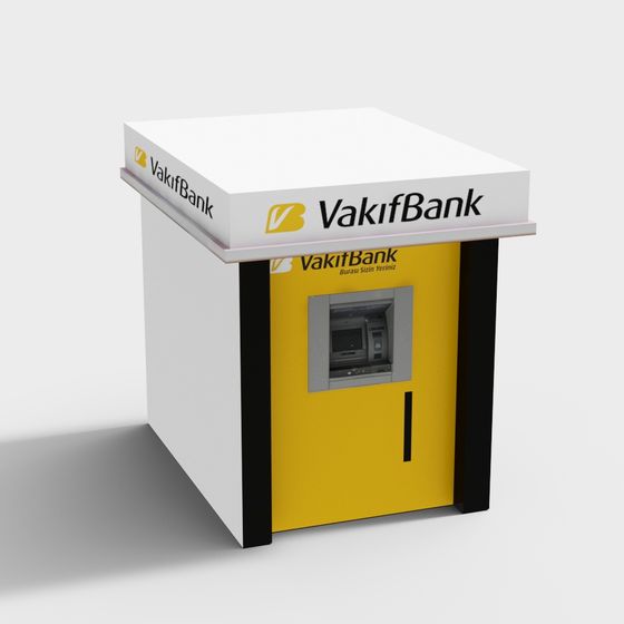 VakıfBank ATM Pavilion 3D model