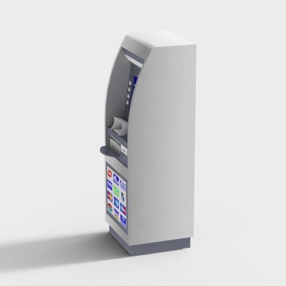 Modern ATM Machine 3D model