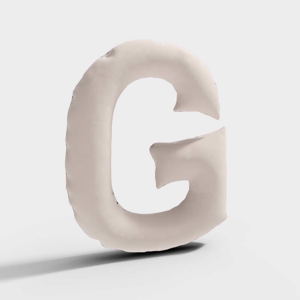 3D text G