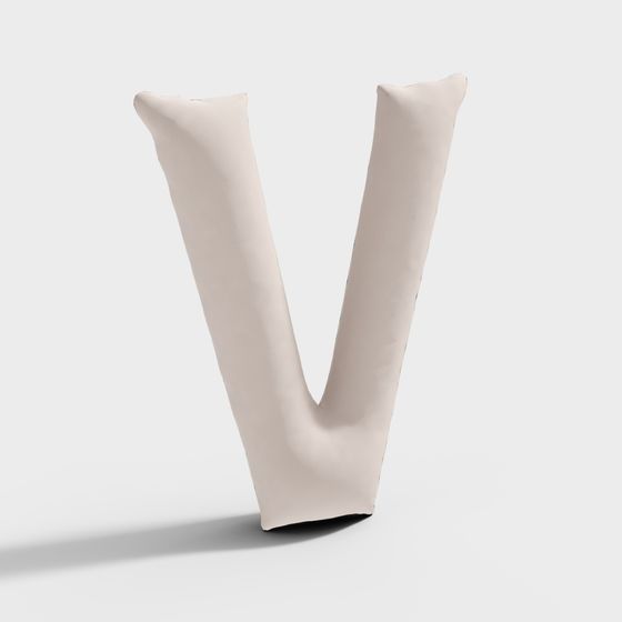 Stylish V-Pillow 3D Model
