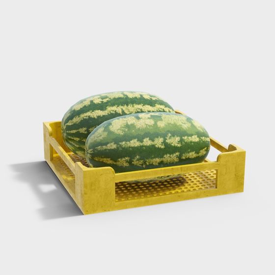 Summer Watermelon Rack 3D model for Creative Projects