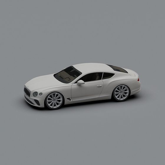 Bentley Continental GT Low-Poly 3D model