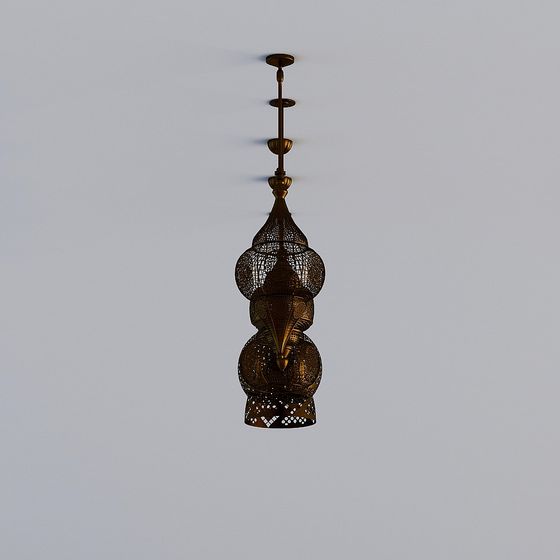 Moroccan Chandelier 3D model