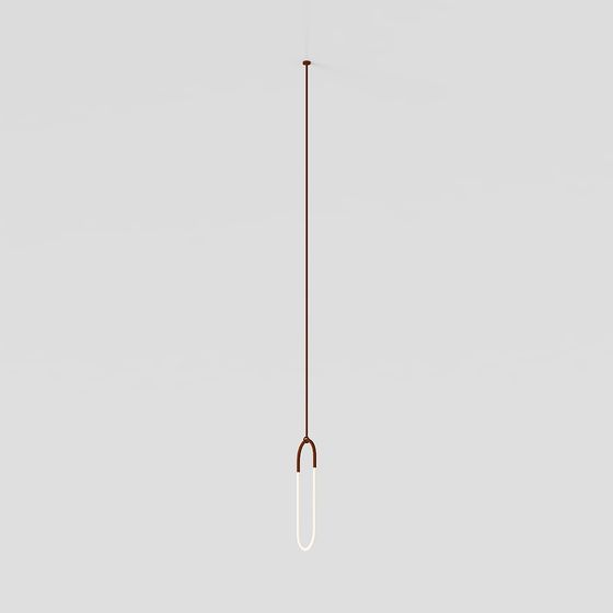 Stylish Hanging Lamp 3D model