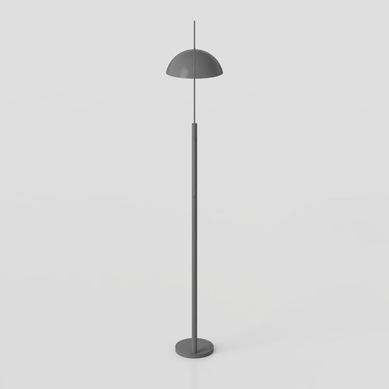 Contemporary Low-Poly Floor Lamp 3D model