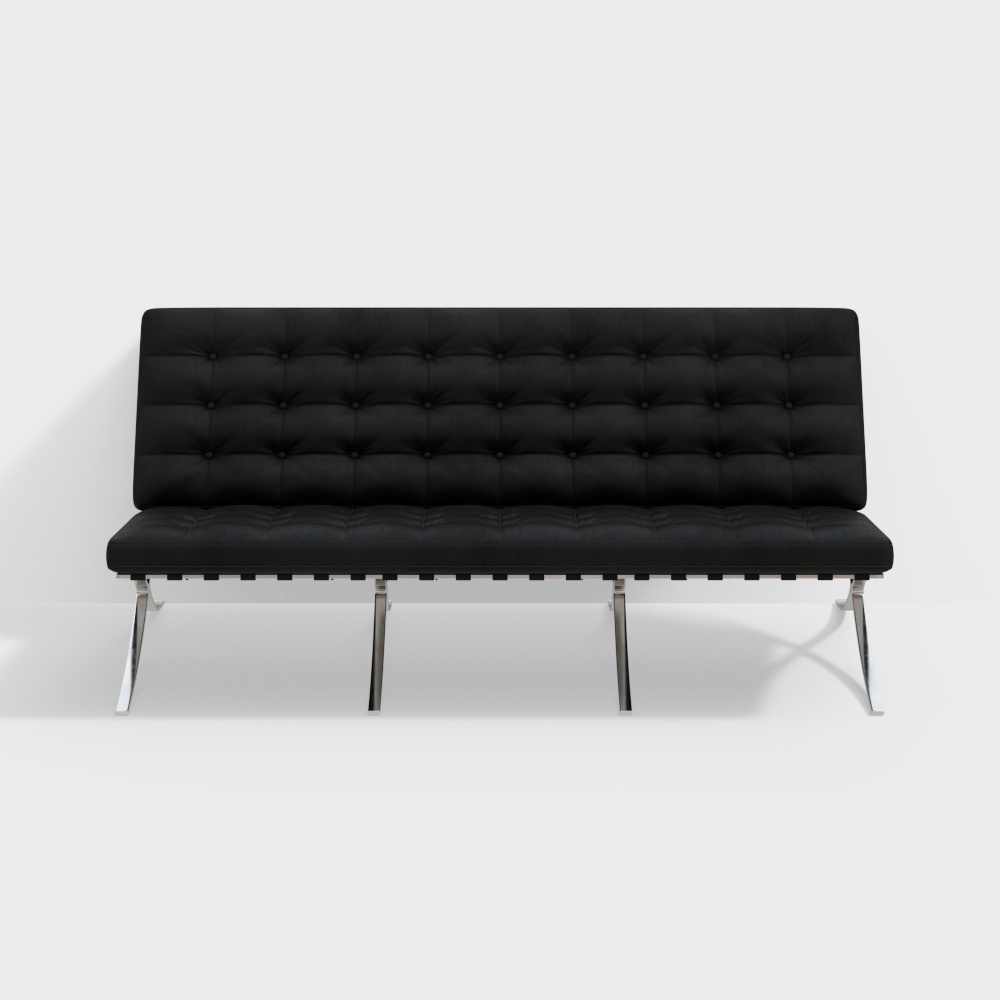 インダストリアルスタイルの多人数ソファ