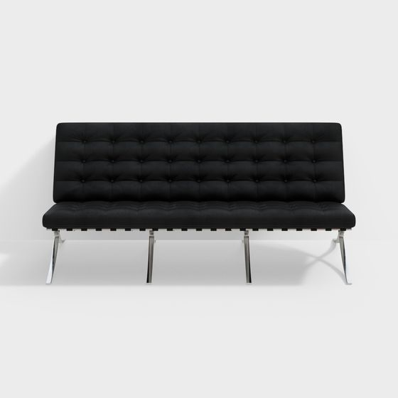 インダストリアルスタイルの多人数ソファ