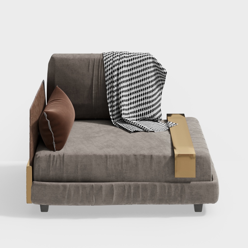 Одиночный диван в индустриальном стиле