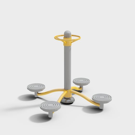 Playful Rotating Swing 3D model