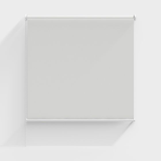 Minimalist Modern Roller Blind 3D model