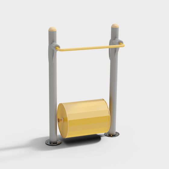 Stylish Outdoor Fitness Equipment 3D model