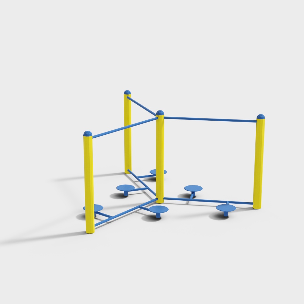 Современное оборудование для фитнеса в парке