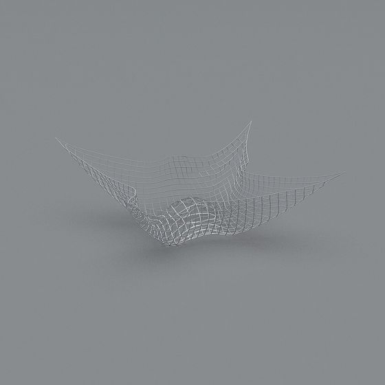 Sleek Mesh Bowl 3D model