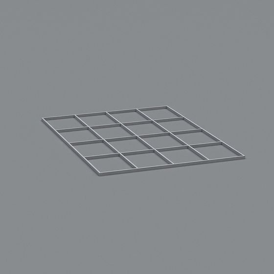 Low-Poly Grid Framework 3D model