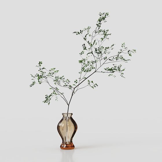 北欧スタイルの植物装飾