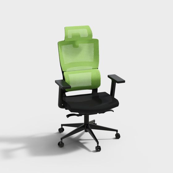 Stylish Modern Office Chair 3D Model