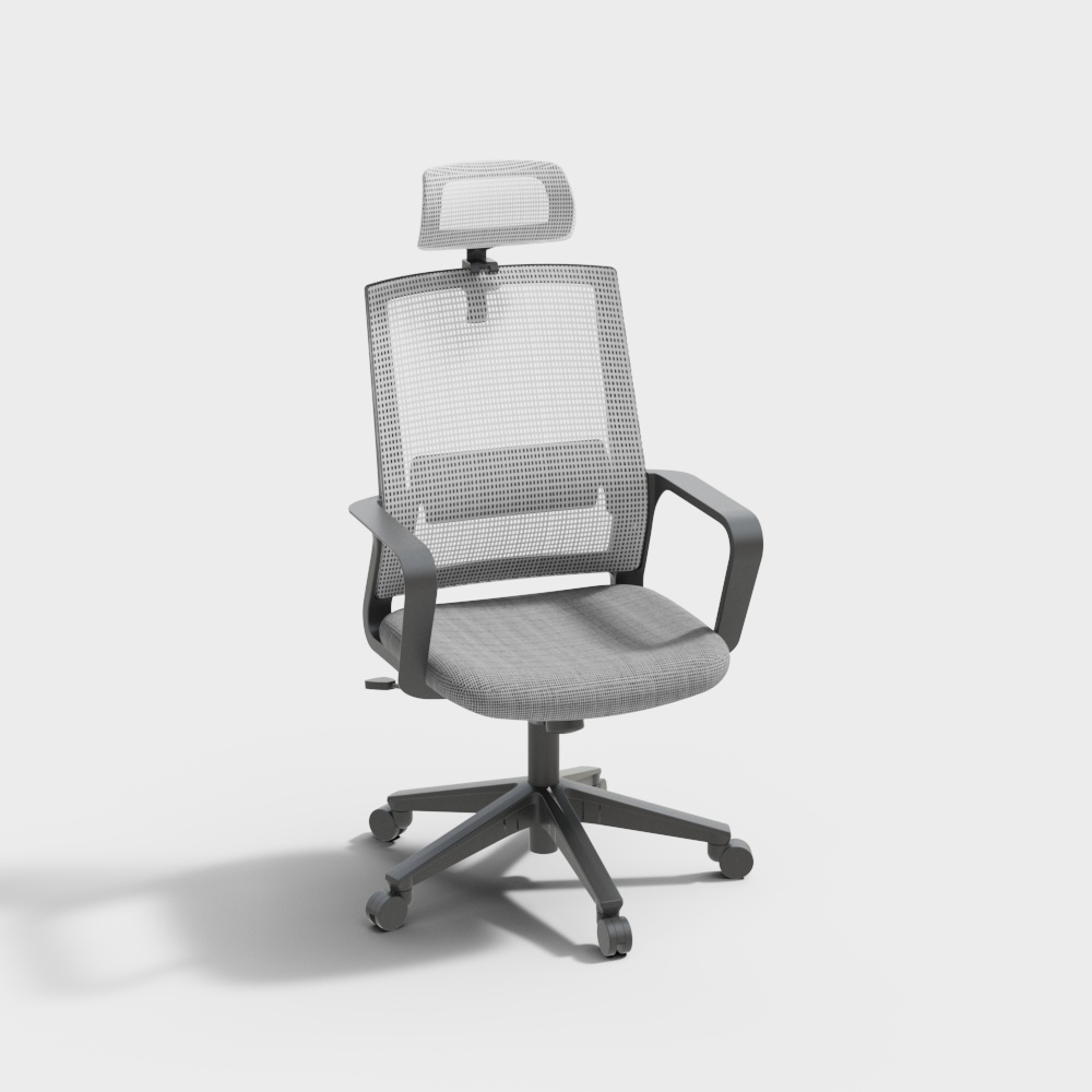 espace de bureau moderne, chaise de bureau