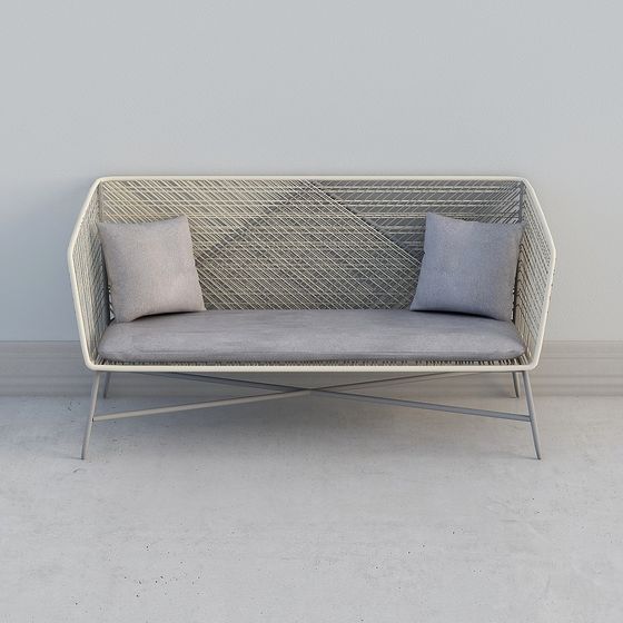 Urban Retreat 3D model Sofa for Modern Interiors