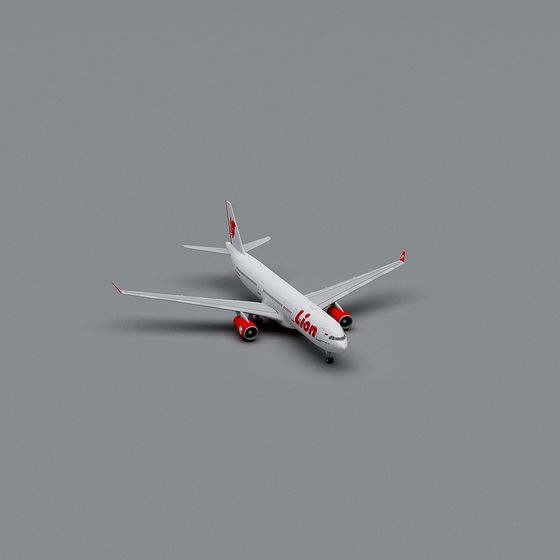 Lion Air 3D Model Airplane