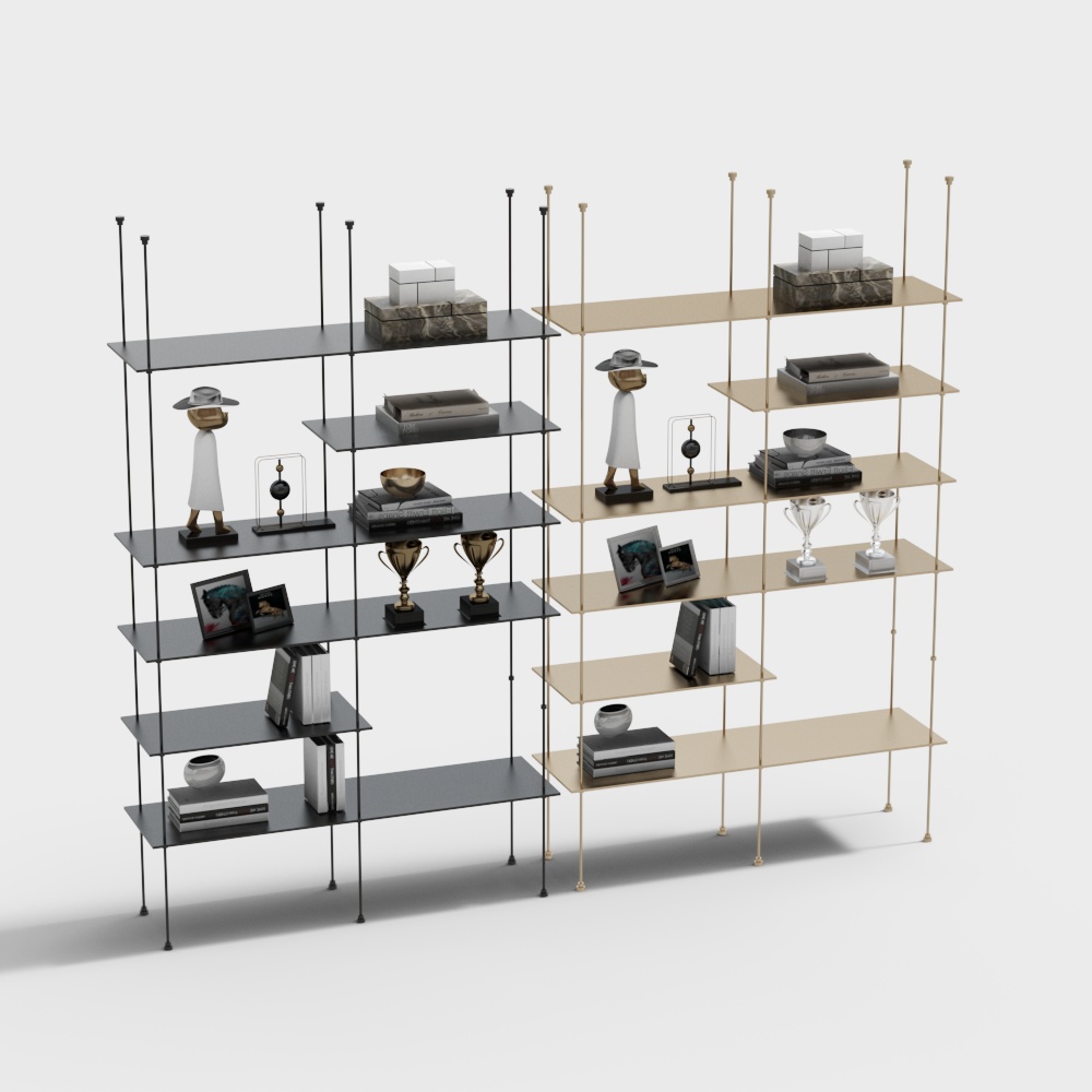 現代裝飾架書架架