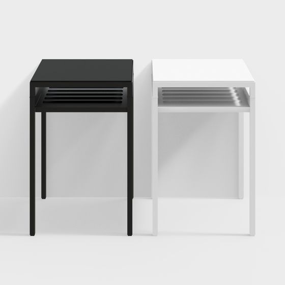 Urban Corner Side Table 3D model for Modern Design