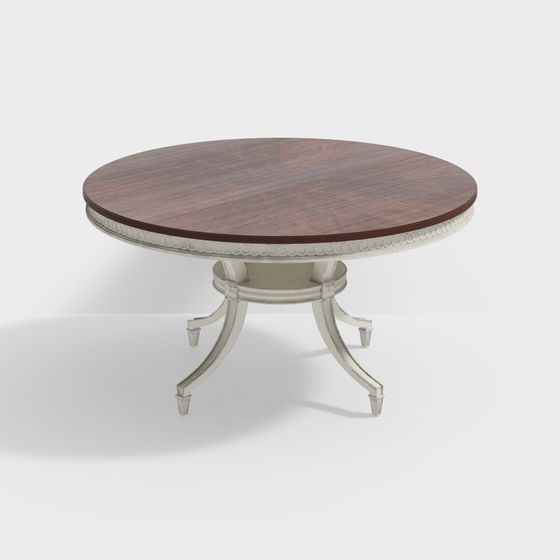 Elegant Round Table 3D model for Modern Design