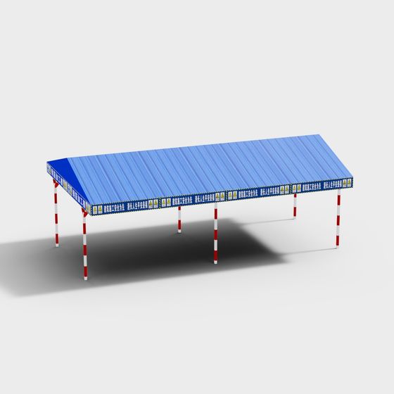 Urban Pop-Up Pavilion 3D model