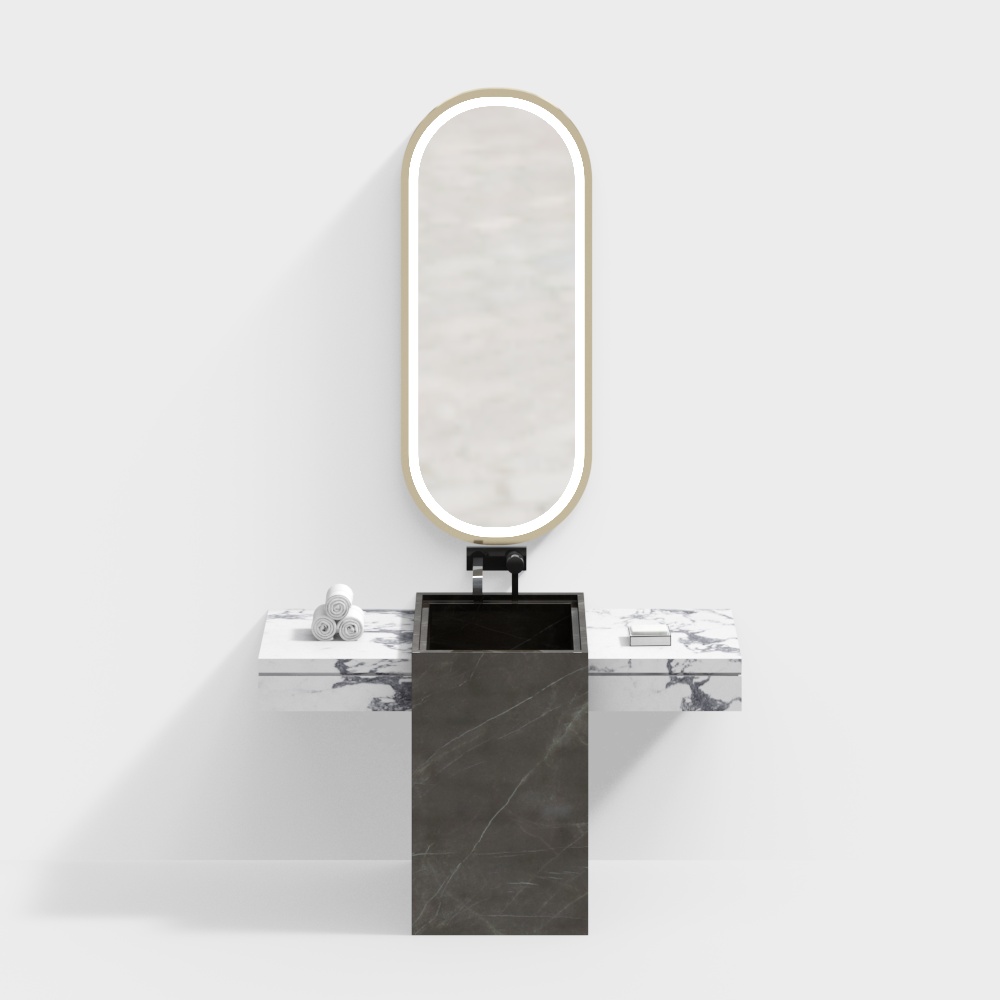 Lavabo de luxe léger