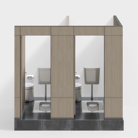 新中式公共衛生隔斷