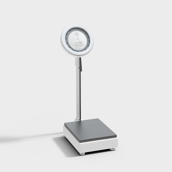Minimalist Weight Scale 3D model