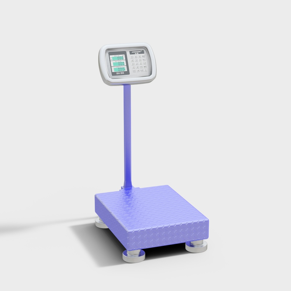 Futuristic Electronic Scale 3D model