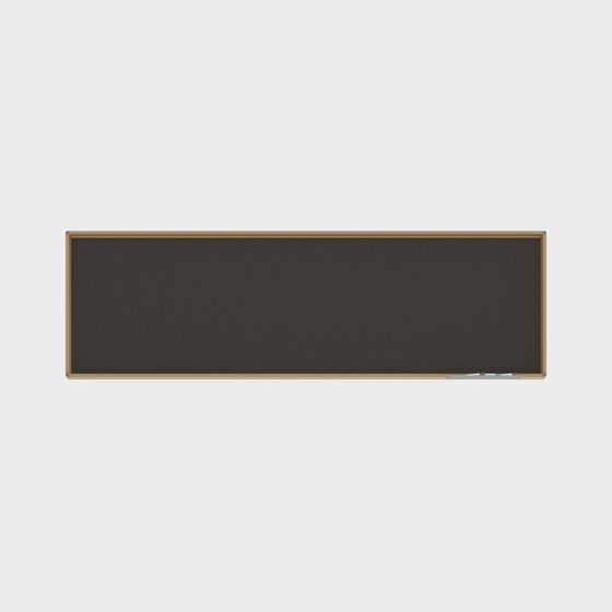 Elegant Blackboard 3D model for Design and Education