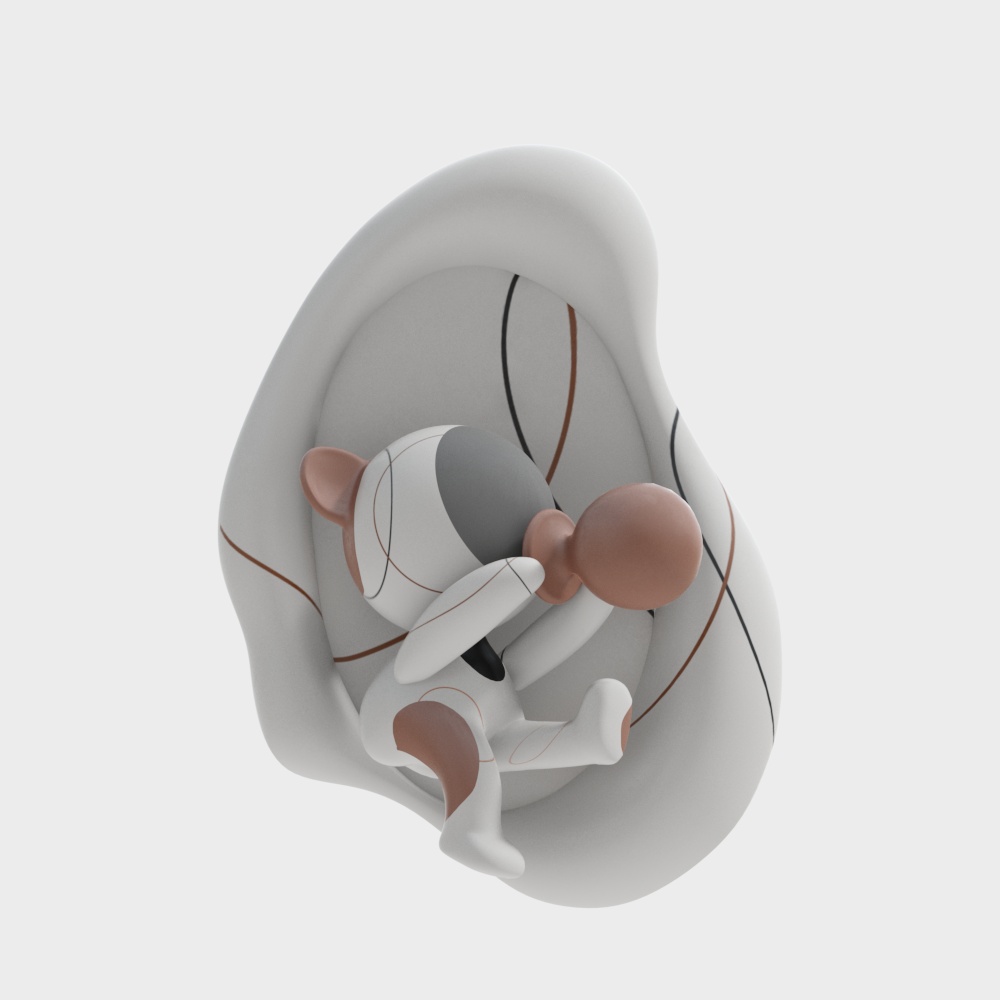 Eardrum Mouse 3D model