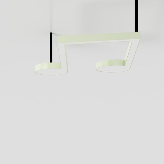 Modern Minimalist Pendant Lamp 3D model