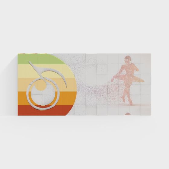 Dance in Motion 3D model