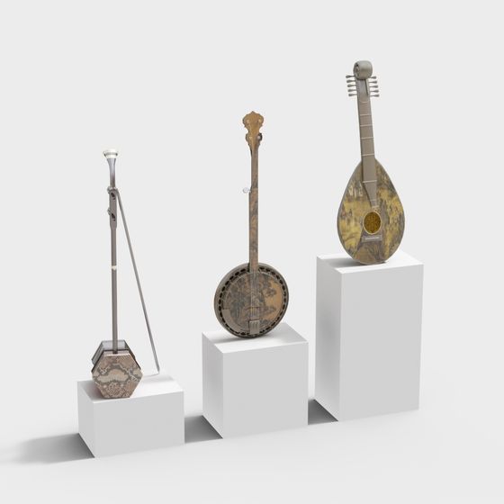 Heritage Sounds 3D model - Vintage Instruments Collection