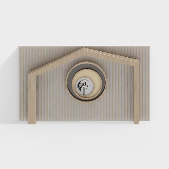 Eastern Harmony Low-Poly Architectural 3D model