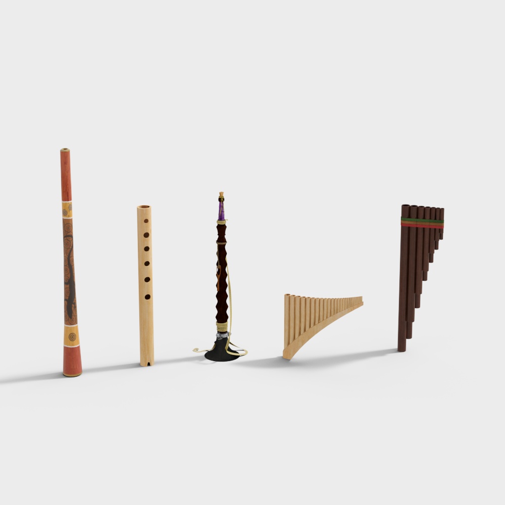 Neue chinesische Stil Klassenzimmer Musikinstrument Flöte