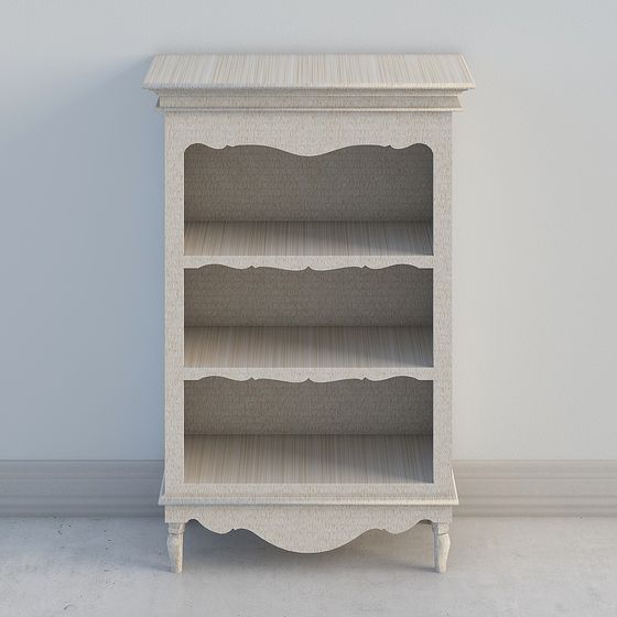 Retro Bookshelf 3D model for Modern Interiors
