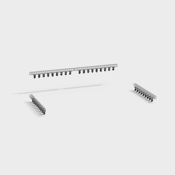 Stage Lighting Rig 3D model