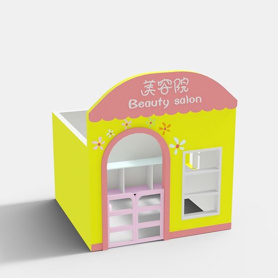 Charming Beauty Salon 3D model for Creative Projects