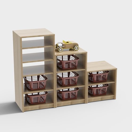 北歐幼兒園儲藏櫃