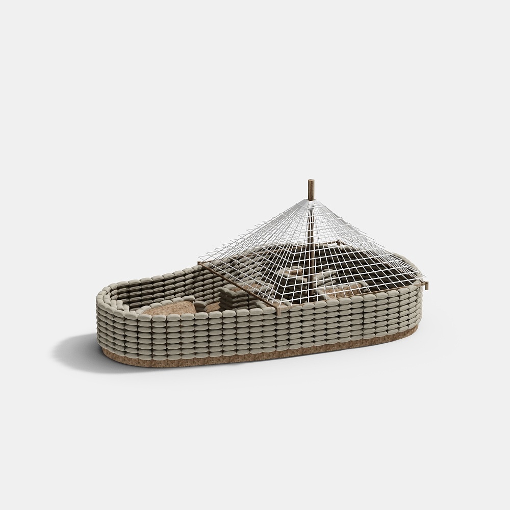 Bassine de sable pour jardin d'enfants moderne