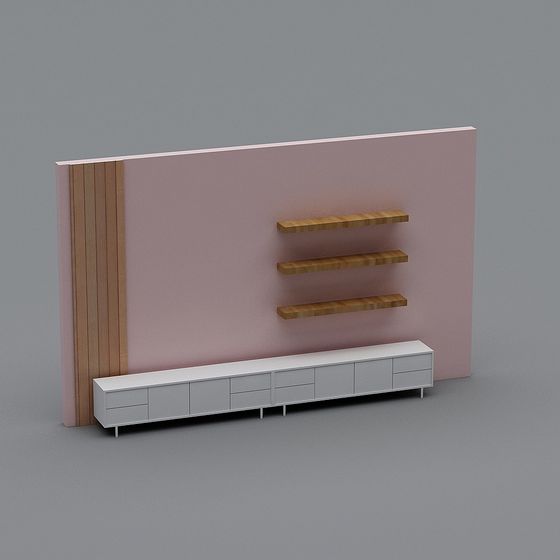 Urban Living Room TV Stand 3D model