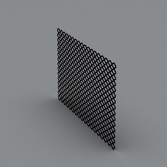 Low-Poly Grid Screen 3D model