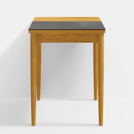 Два черных деревянных столика для макияжа 60 см