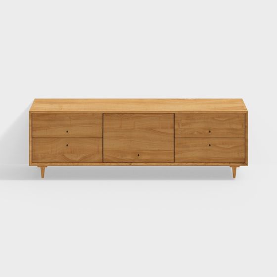Mid-Century Modern Sideboard 3D model