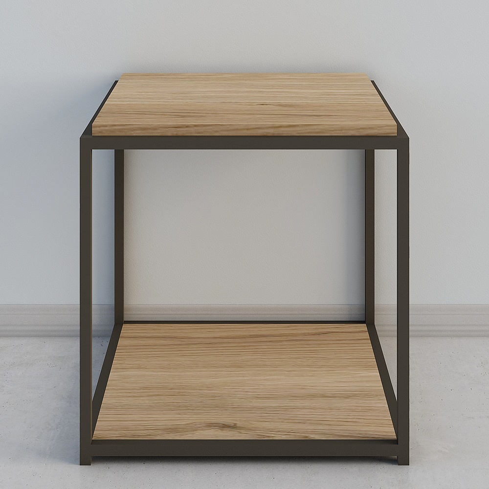 Industrial Style Side Table 3D model