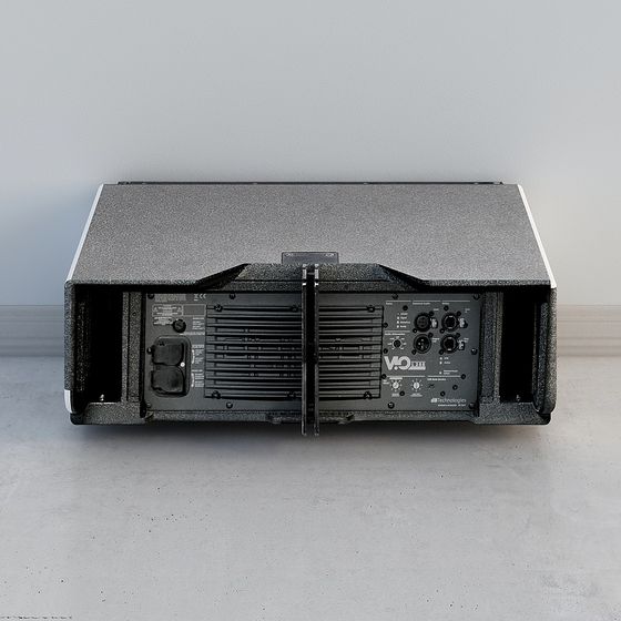 Unique Low-Polygon Audio Device 3D model